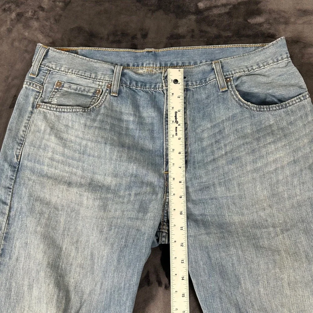 Levi's 569 Loose Straight Jeans Mens 36x30 Light Blue Denim 00569-0094